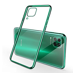 Funda Silicona Ultrafina Carcasa Transparente S02 para Huawei Nova 6 SE Verde