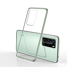 Funda Silicona Ultrafina Carcasa Transparente S02 para Huawei P40 Pro Verde
