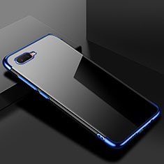 Funda Silicona Ultrafina Carcasa Transparente S02 para Oppo RX17 Neo Azul