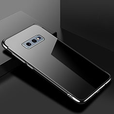 Funda Silicona Ultrafina Carcasa Transparente S02 para Samsung Galaxy S10e Negro