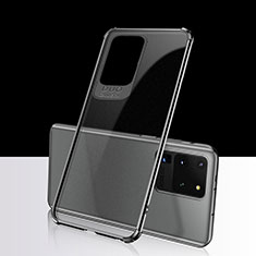 Funda Silicona Ultrafina Carcasa Transparente S02 para Samsung Galaxy S20 Ultra Negro