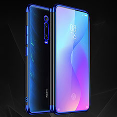 Funda Silicona Ultrafina Carcasa Transparente S02 para Xiaomi Mi 9T Azul