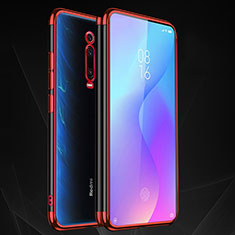 Funda Silicona Ultrafina Carcasa Transparente S02 para Xiaomi Mi 9T Rojo