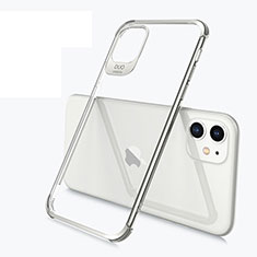 Funda Silicona Ultrafina Carcasa Transparente S03 para Apple iPhone 11 Plata