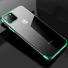 Funda Silicona Ultrafina Carcasa Transparente S03 para Apple iPhone 11 Pro Verde