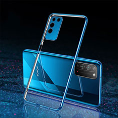 Funda Silicona Ultrafina Carcasa Transparente S03 para Huawei Honor X10 5G Azul
