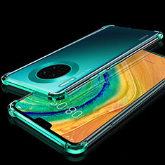 Funda Silicona Ultrafina Carcasa Transparente S03 para Huawei Mate 30E Pro 5G Verde