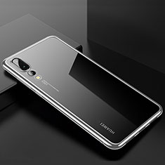 Funda Silicona Ultrafina Carcasa Transparente S03 para Huawei P20 Pro Plata