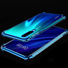Funda Silicona Ultrafina Carcasa Transparente S03 para Huawei P30 Azul