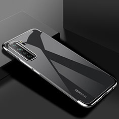 Funda Silicona Ultrafina Carcasa Transparente S03 para Huawei P40 Lite 5G Plata