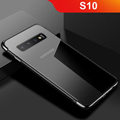 Funda Silicona Ultrafina Carcasa Transparente S03 para Samsung Galaxy S10 5G Negro