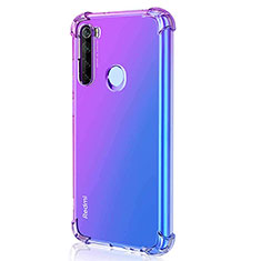 Funda Silicona Ultrafina Carcasa Transparente S03 para Xiaomi Redmi Note 8 Morado