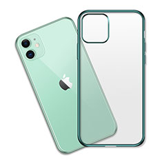 Funda Silicona Ultrafina Carcasa Transparente S04 para Apple iPhone 11 Verde