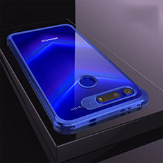 Funda Silicona Ultrafina Carcasa Transparente S04 para Huawei Honor View 20 Azul