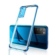 Funda Silicona Ultrafina Carcasa Transparente S04 para Huawei Honor X10 5G Azul
