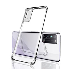 Funda Silicona Ultrafina Carcasa Transparente S04 para Huawei Honor X10 5G Plata