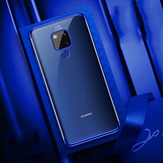 Funda Silicona Ultrafina Carcasa Transparente S04 para Huawei Mate 20 X 5G Azul