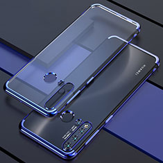 Funda Silicona Ultrafina Carcasa Transparente S04 para Huawei Nova 5i Azul