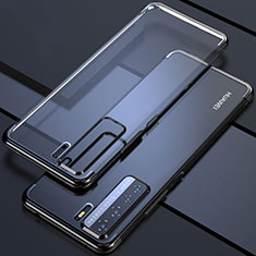 Funda Silicona Ultrafina Carcasa Transparente S04 para Huawei Nova 7 SE 5G Negro