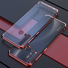 Funda Silicona Ultrafina Carcasa Transparente S04 para Huawei P20 Lite (2019) Rojo