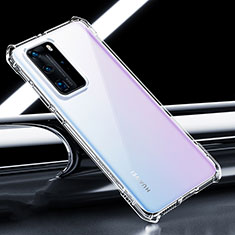 Funda Silicona Ultrafina Carcasa Transparente S04 para Huawei P40 Pro Claro