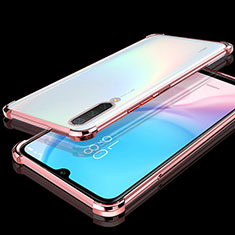 Funda Silicona Ultrafina Carcasa Transparente S04 para Xiaomi Mi A3 Oro Rosa
