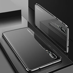 Funda Silicona Ultrafina Carcasa Transparente S05 para Huawei P20 Pro Negro