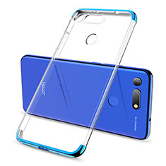 Funda Silicona Ultrafina Carcasa Transparente S06 para Huawei Honor V20 Azul