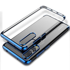 Funda Silicona Ultrafina Carcasa Transparente S06 para Huawei P20 Pro Azul