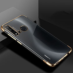 Funda Silicona Ultrafina Carcasa Transparente S07 para Huawei Nova 5i Oro