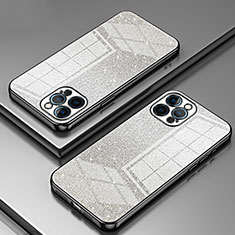 Funda Silicona Ultrafina Carcasa Transparente SY1 para Apple iPhone 12 Pro Max Negro