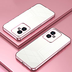 Funda Silicona Ultrafina Carcasa Transparente SY1 para Huawei Honor 100 5G Oro Rosa