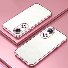 Funda Silicona Ultrafina Carcasa Transparente SY1 para Huawei Honor 50 Pro 5G Oro Rosa
