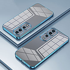 Funda Silicona Ultrafina Carcasa Transparente SY1 para Huawei Honor 70 Pro 5G Azul