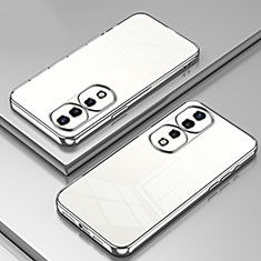Funda Silicona Ultrafina Carcasa Transparente SY1 para Huawei Honor 70 Pro 5G Plata