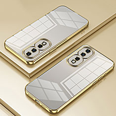 Funda Silicona Ultrafina Carcasa Transparente SY1 para Huawei Honor 80 Pro 5G Oro