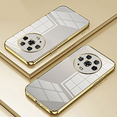 Funda Silicona Ultrafina Carcasa Transparente SY1 para Huawei Honor Magic4 5G Oro