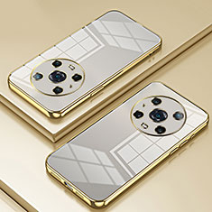 Funda Silicona Ultrafina Carcasa Transparente SY1 para Huawei Honor Magic4 Pro 5G Oro
