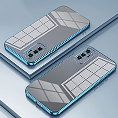 Funda Silicona Ultrafina Carcasa Transparente SY1 para Huawei Honor V30 5G Azul