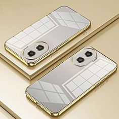 Funda Silicona Ultrafina Carcasa Transparente SY1 para Huawei Honor X40i 5G Oro