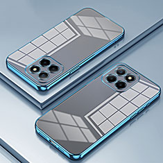 Funda Silicona Ultrafina Carcasa Transparente SY1 para Huawei Honor X6a Azul
