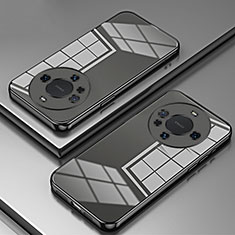 Funda Silicona Ultrafina Carcasa Transparente SY1 para Huawei Mate 40 Pro+ Plus Negro