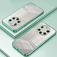 Funda Silicona Ultrafina Carcasa Transparente SY1 para Huawei Mate 40 RS Verde