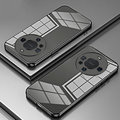 Funda Silicona Ultrafina Carcasa Transparente SY1 para Huawei Mate 60 Pro+ Plus Negro