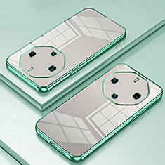 Funda Silicona Ultrafina Carcasa Transparente SY1 para Huawei Mate 60 RS Ultimate Verde