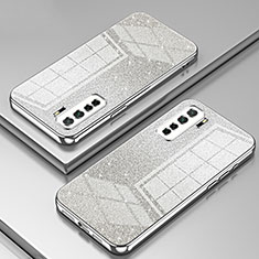 Funda Silicona Ultrafina Carcasa Transparente SY1 para Huawei Nova 7 SE 5G Plata