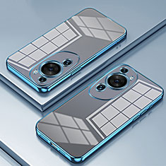 Funda Silicona Ultrafina Carcasa Transparente SY1 para Huawei P60 Art Azul