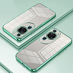 Funda Silicona Ultrafina Carcasa Transparente SY1 para Huawei P60 Art Verde