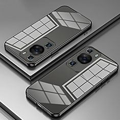 Funda Silicona Ultrafina Carcasa Transparente SY1 para Huawei P60 Pro Negro