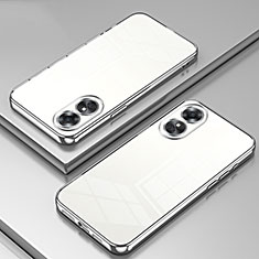 Funda Silicona Ultrafina Carcasa Transparente SY1 para Oppo A17 Plata